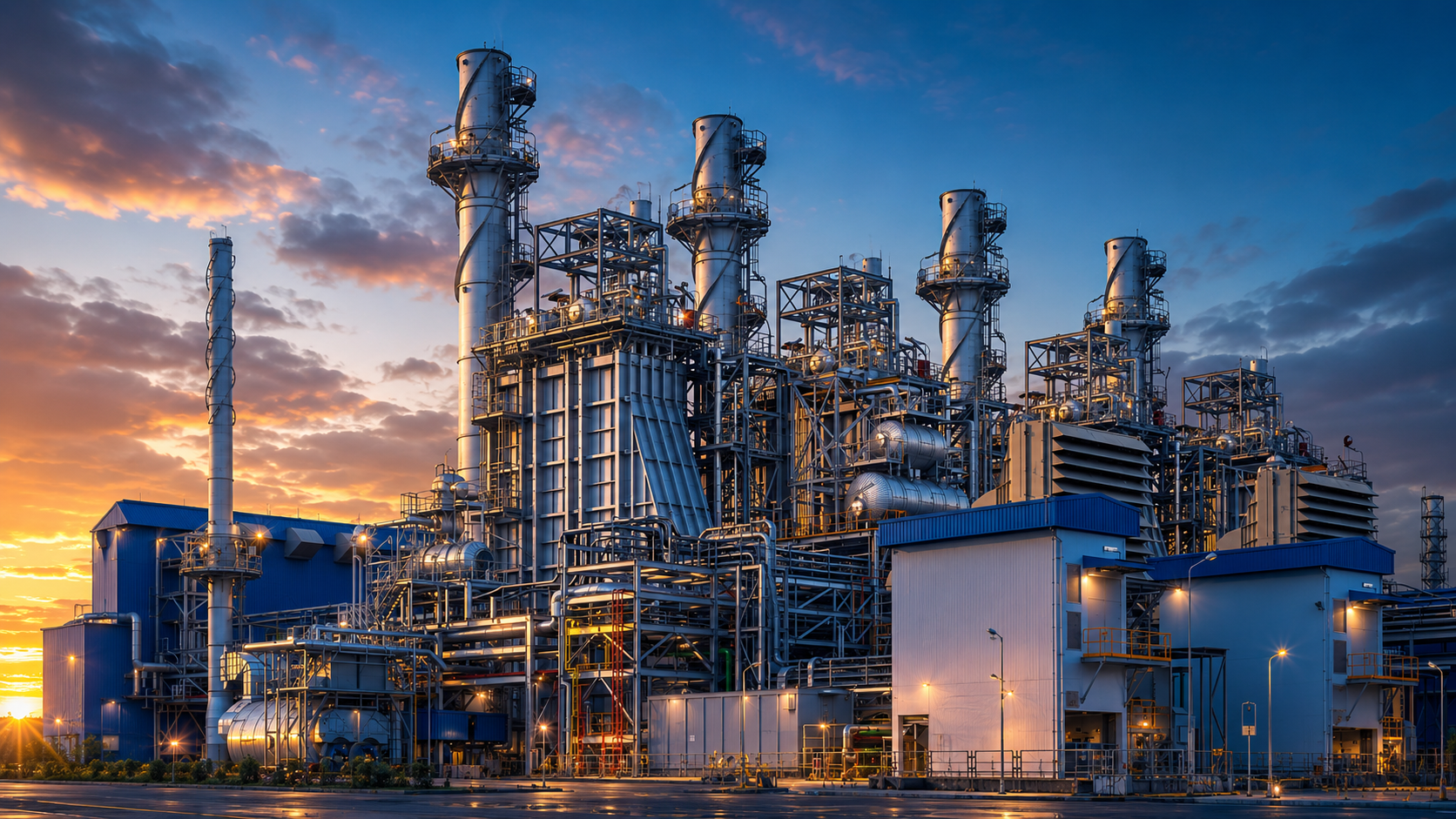 Flexible gas-fired power generation plant